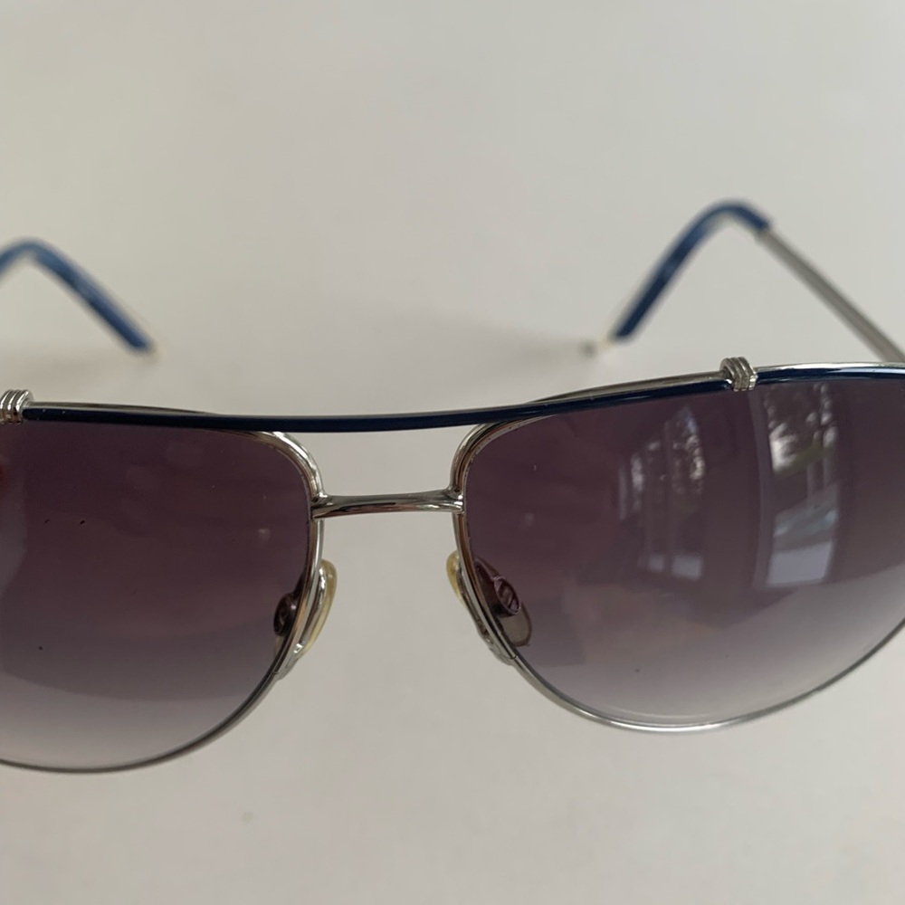 Dior Silver and Blue Sunglasses